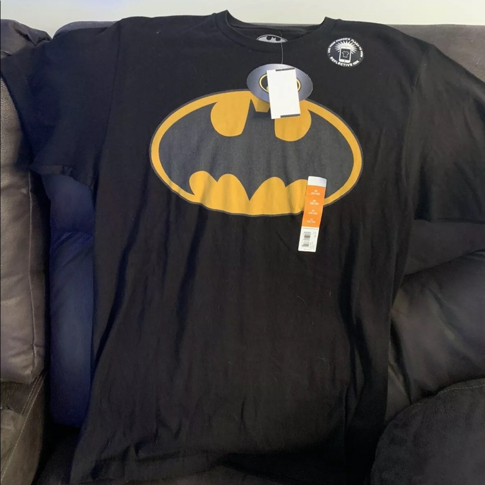 Batman Reflective T-shirt New Black Medium 38/40